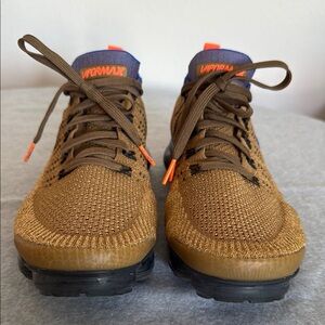 Nike Vapormax in Brown with Orange Highlights